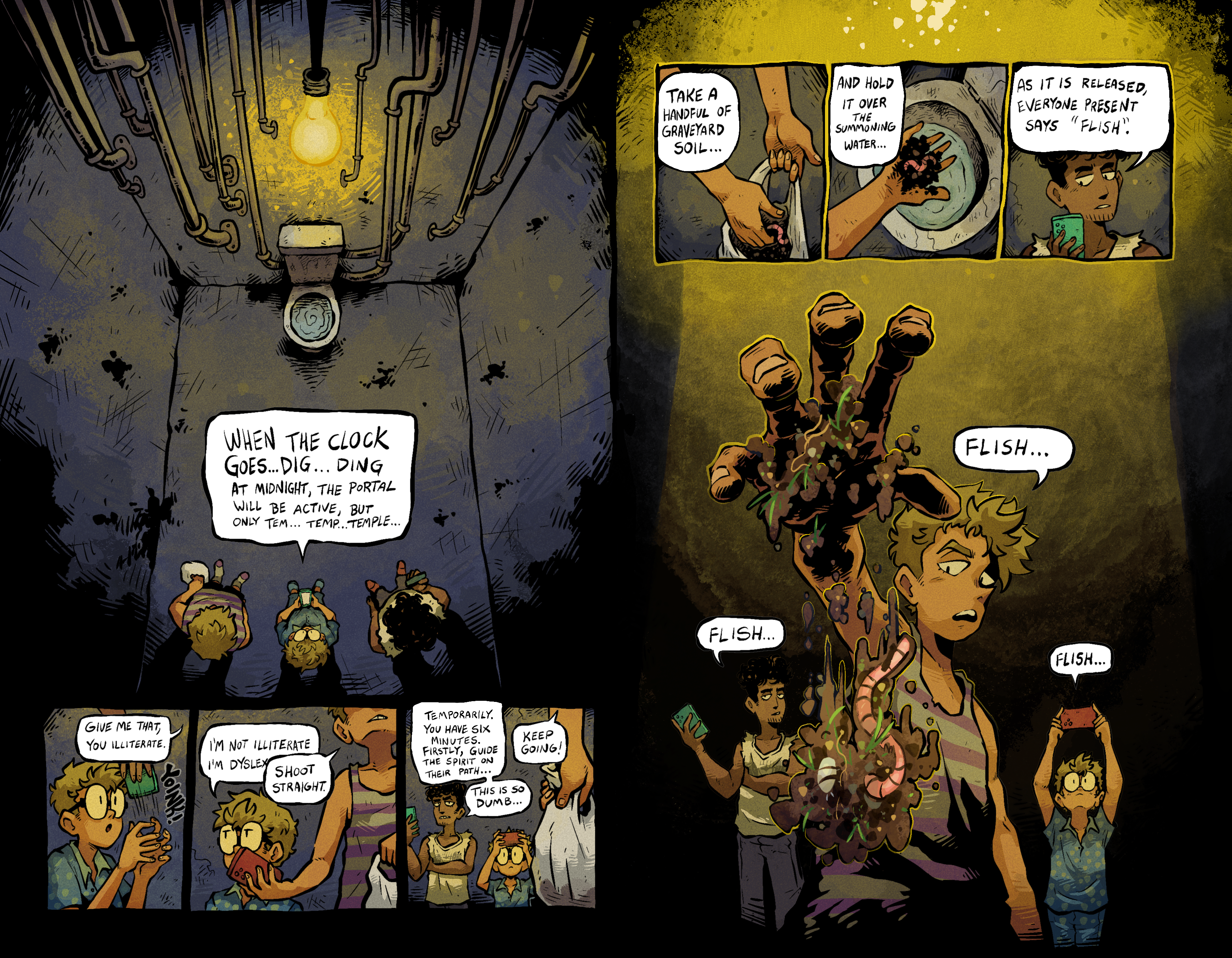 FLISH FLESH FLUSH (Original Comic)