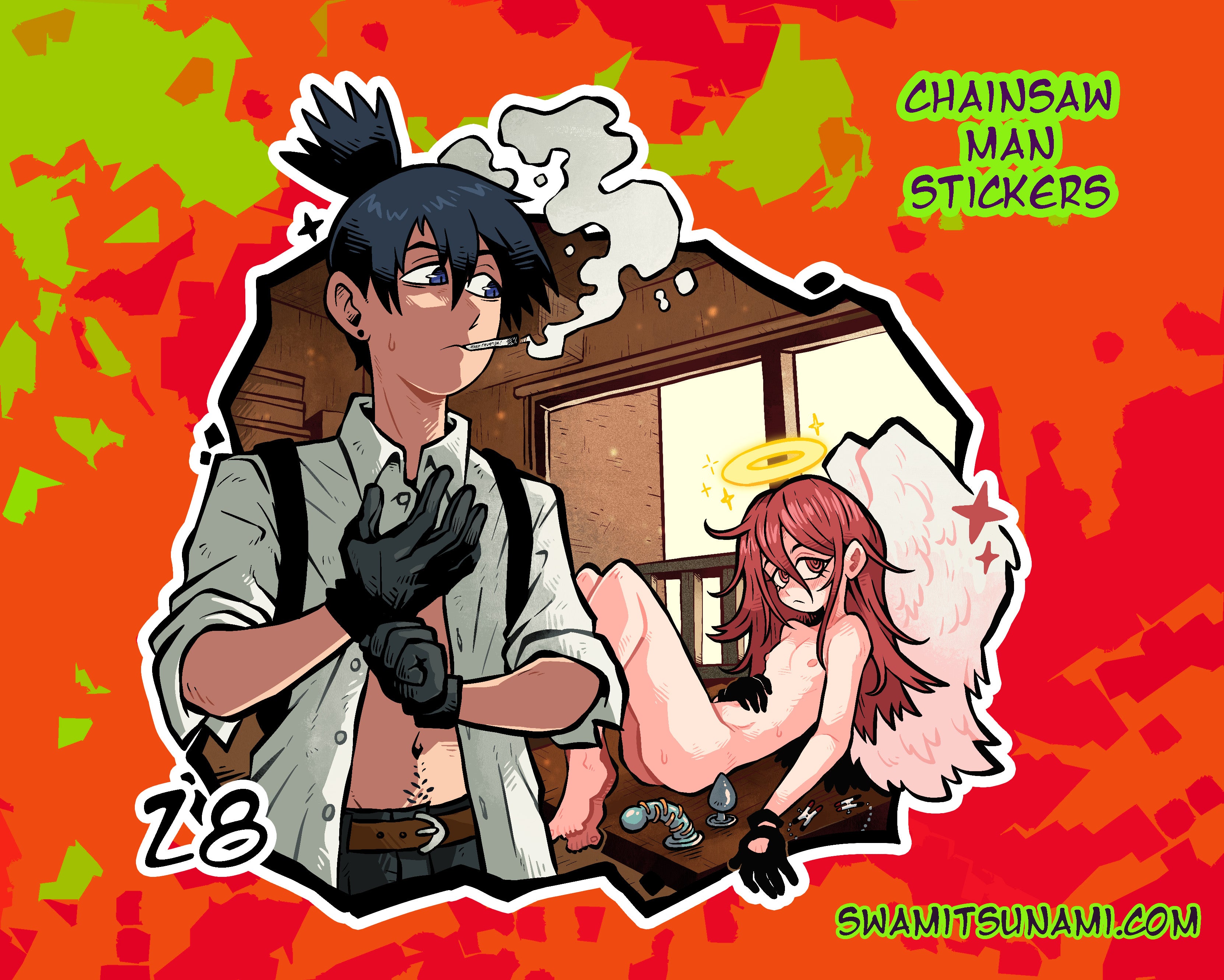 Chainsaw Man Vinyl Sticker Series