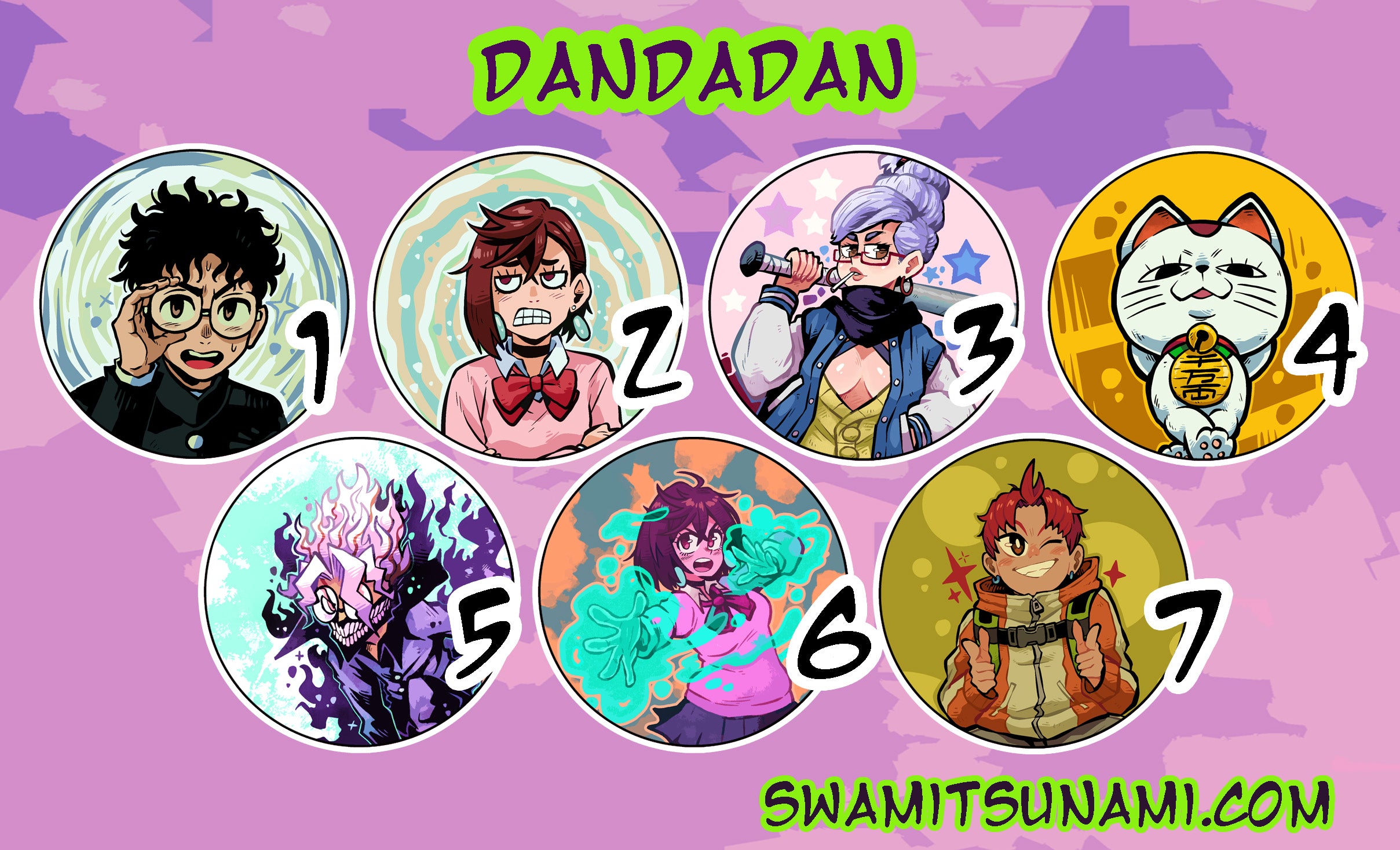 DanDaDan - 1.5-Inch Button Series