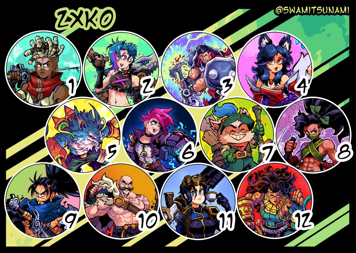 2XKO Button Collection