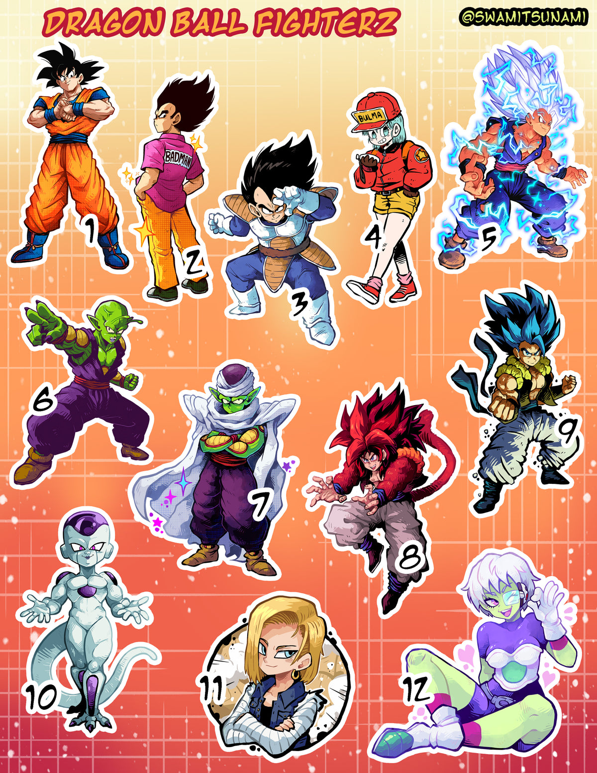 DragonBall StickerZ - Vinyl Sticker Series