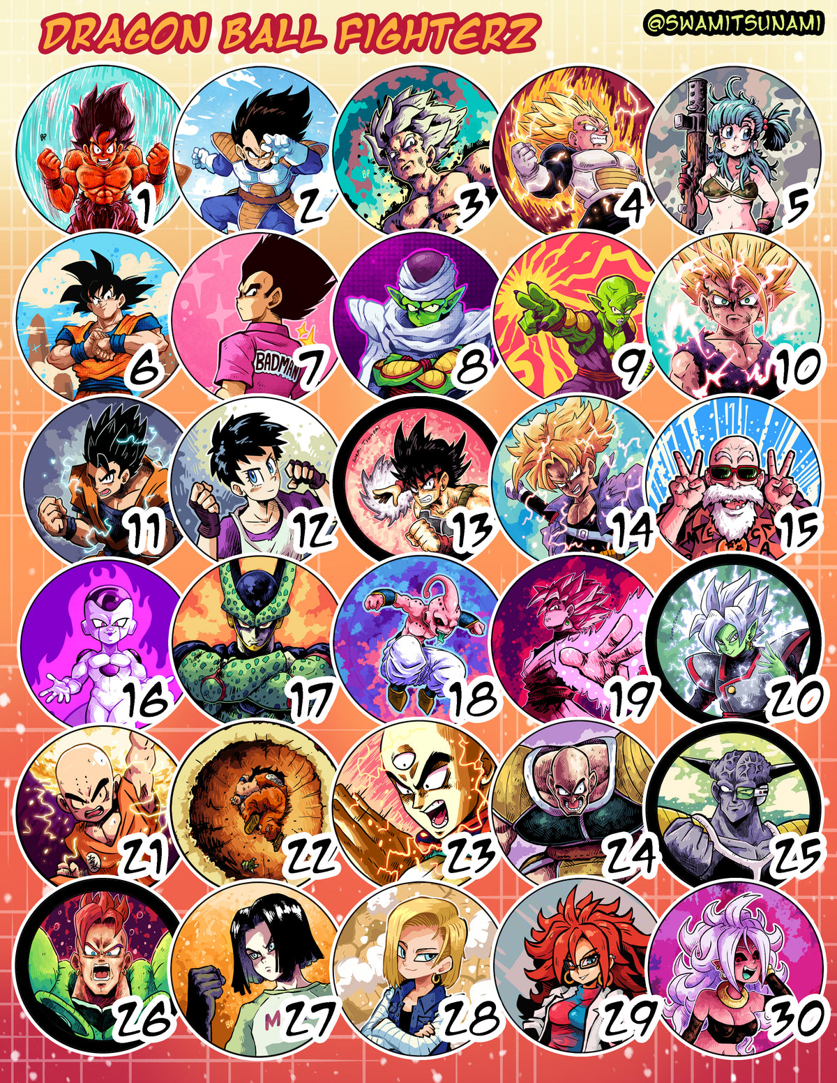 Dragonball - 1.5-Inch Pin-Back Button Series