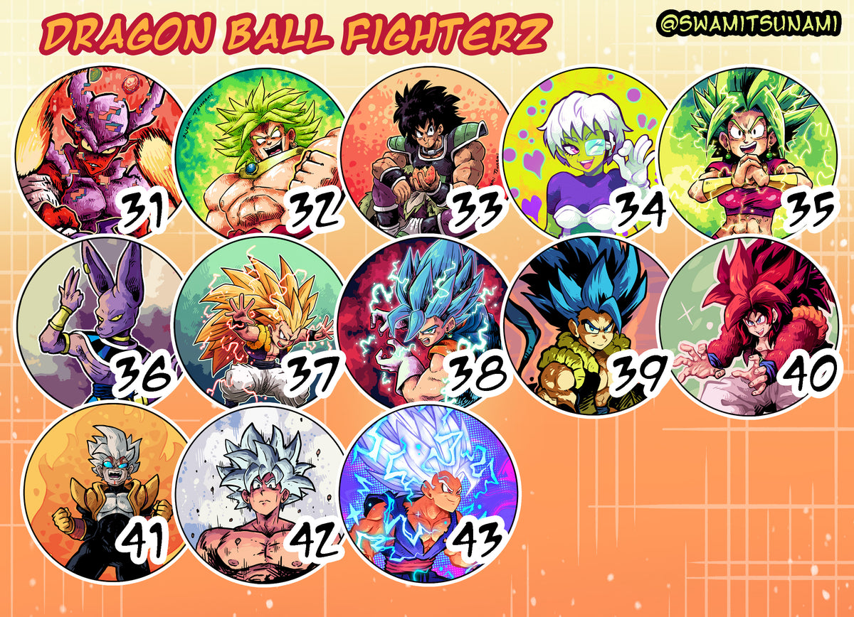 Dragonball - 1.5-Inch Pin-Back Button Series