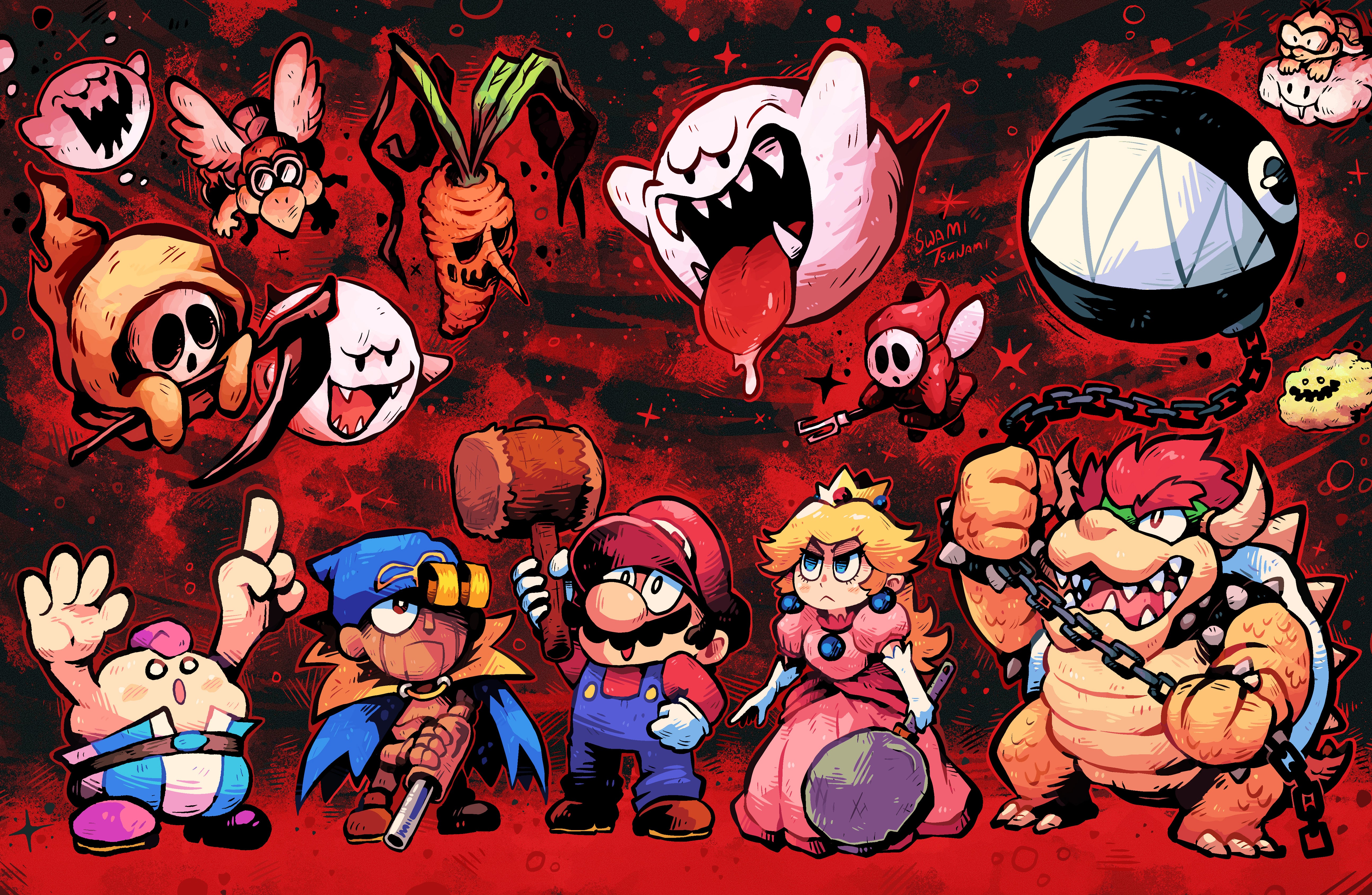 Mario RPG Legend of the Seven Stars - 11 x 17 Poster Print