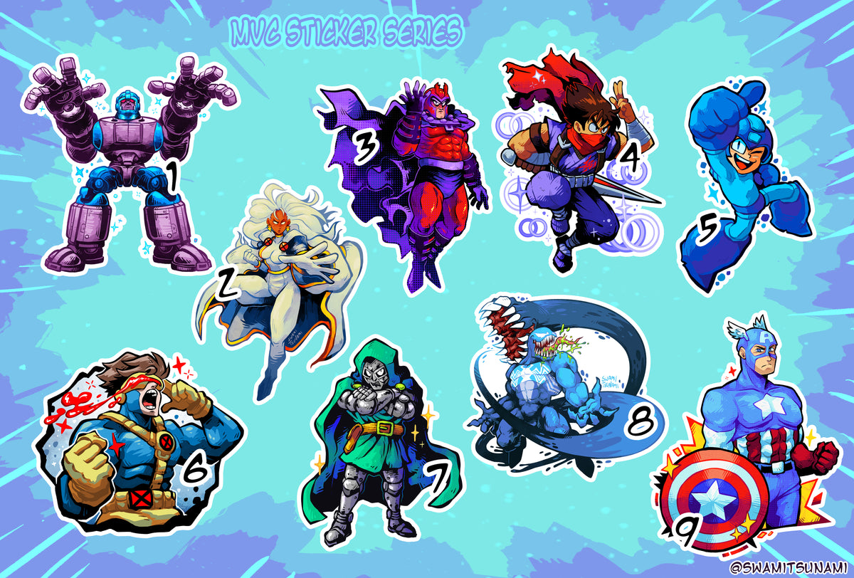 MVC 2 - Vinyl Sticker Series