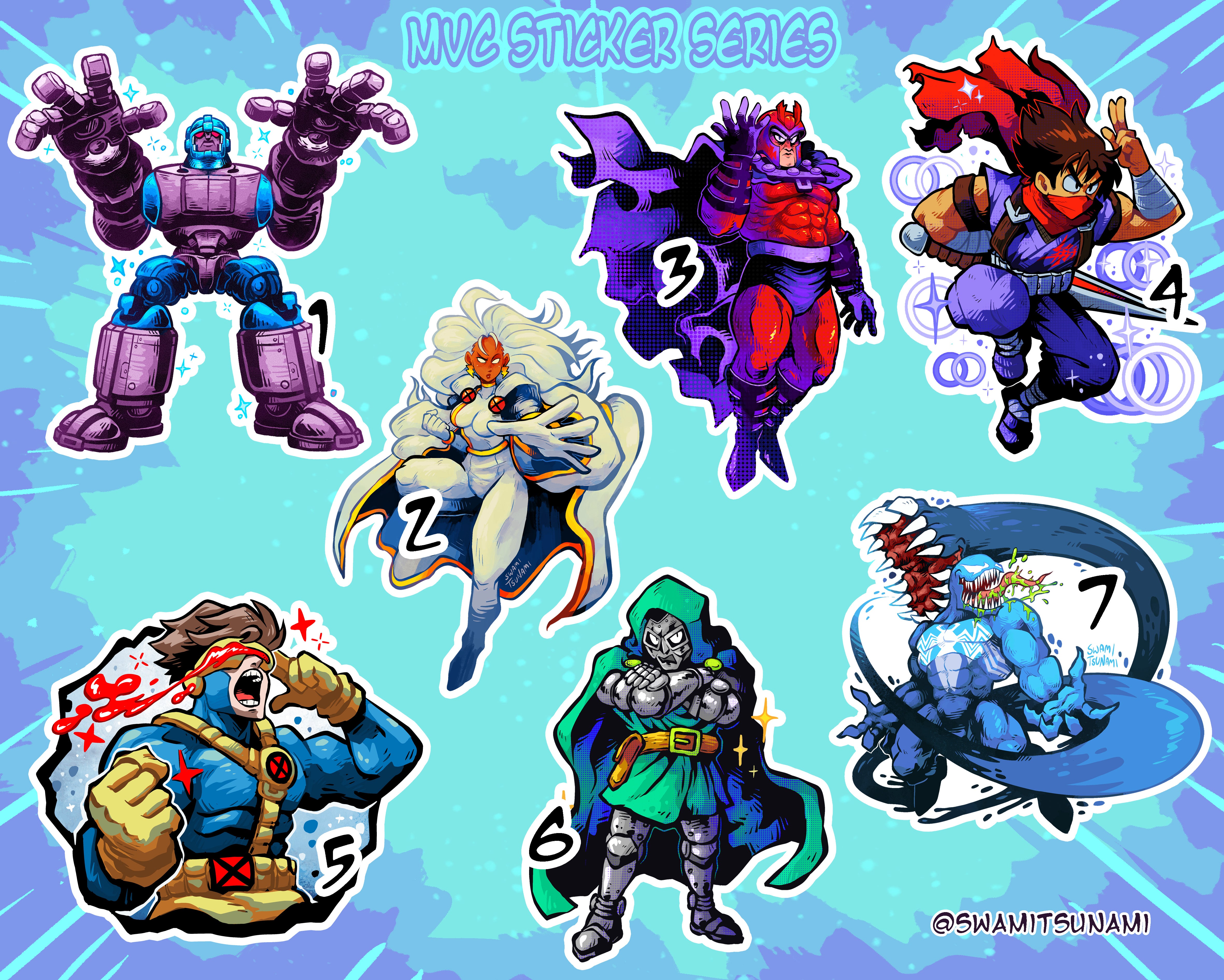 MVC 2 - Vinyl Sticker Series