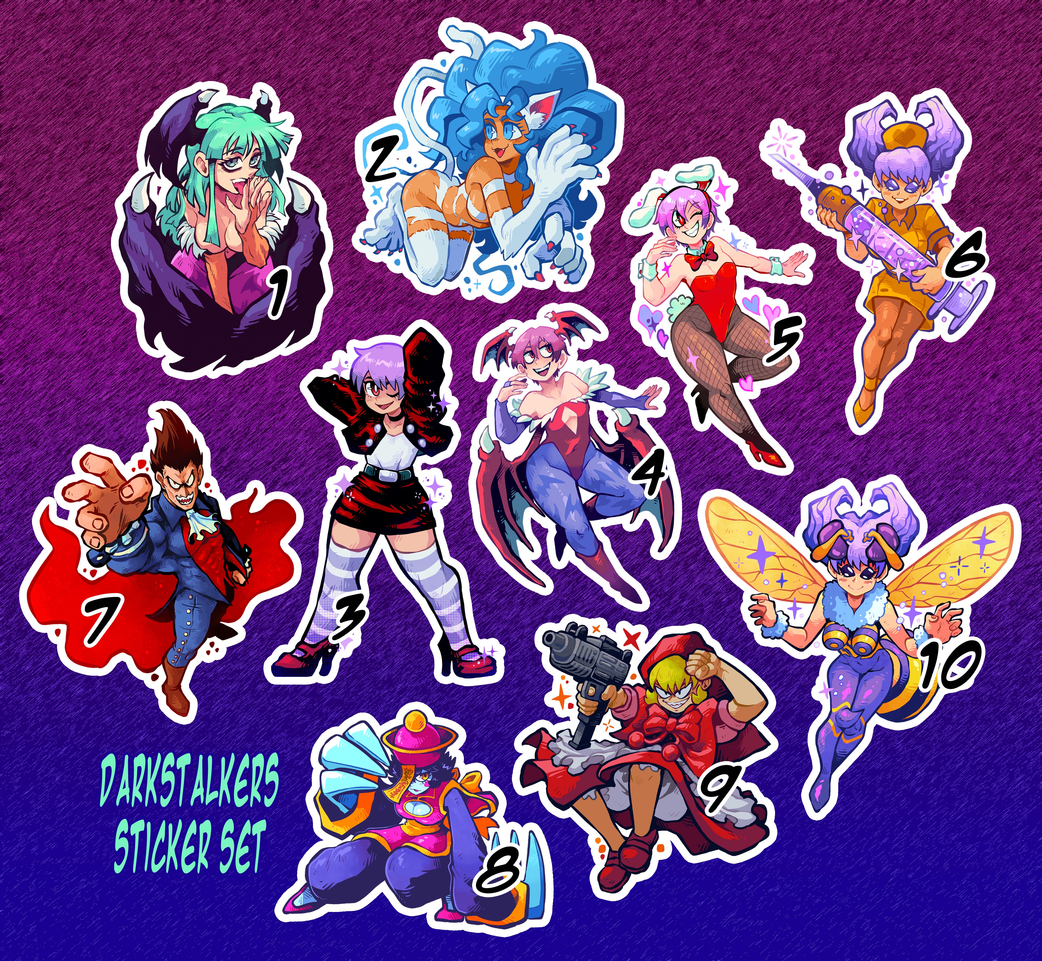 DarkStalkers - Vinyl Sticker Series