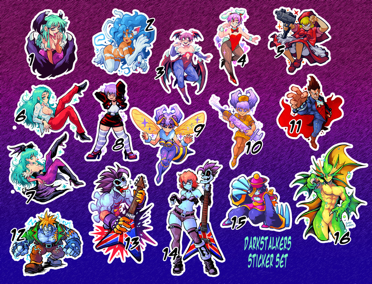 DarkStalkers - Vinyl Sticker Series