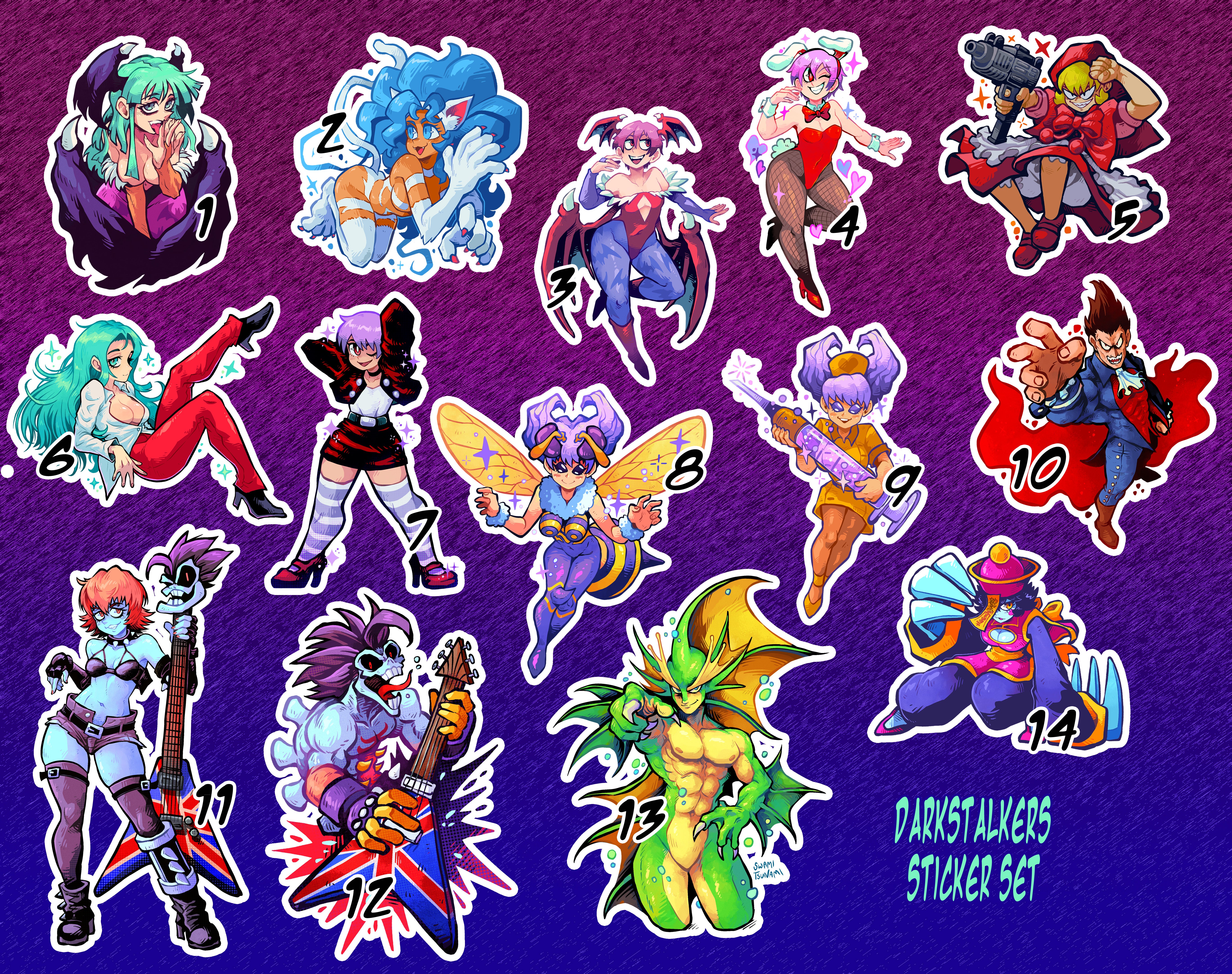 DarkStalkers - Vinyl Sticker Series