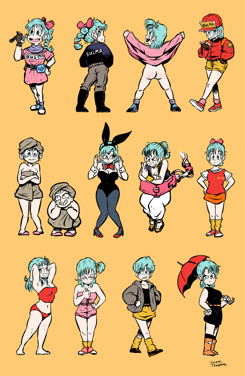 The Many Bulmas 11 x 17 Poster Print Swamitsunami