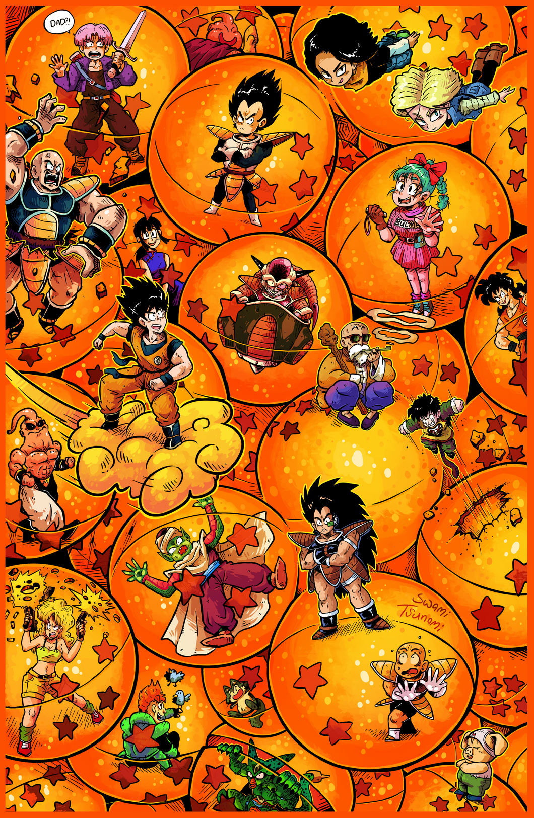Dragon Ball Capsules - 11 x 17 Poster Print
