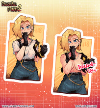 Load image into Gallery viewer, Android 18 Wet and Lewd (R18+) - 3.15-Inch Vinyl Stickers
