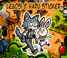 Load image into Gallery viewer, Legosi &amp; Haru - Vinyl Sticker
